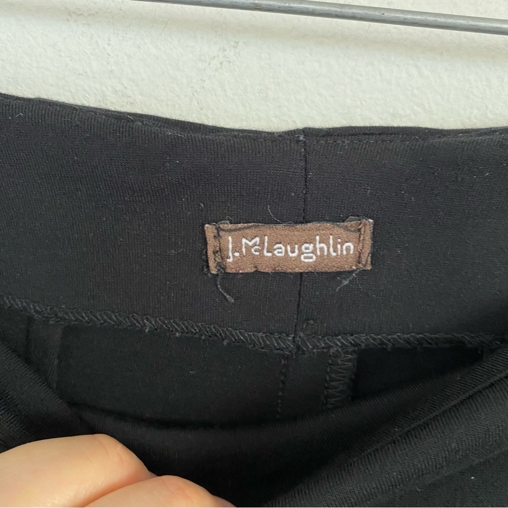J McLaughlin Pants in Black Wide Straight Leg Womens 28” Waist Stretch - Picture 9 of 15